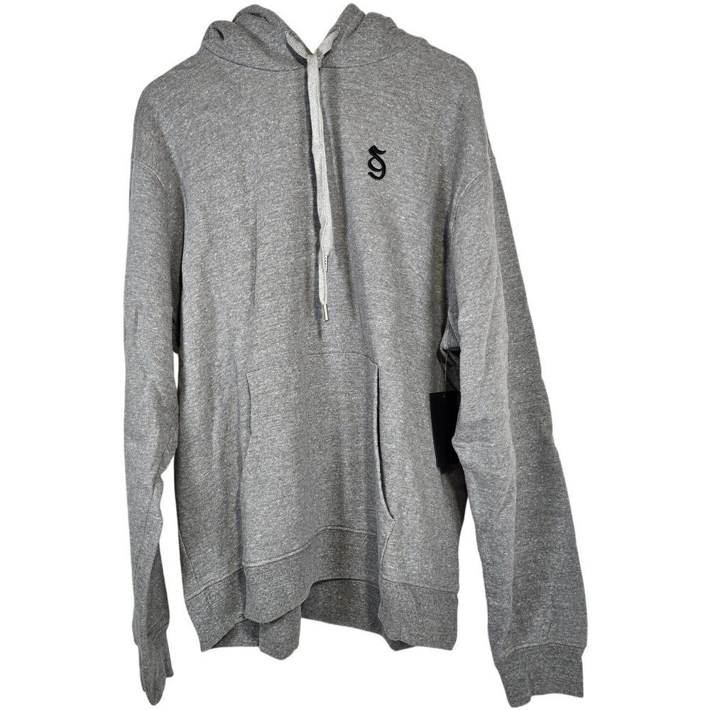 Spiritual Gangster SG Monogram Classic Hoodie Heather Gray XXL NWT